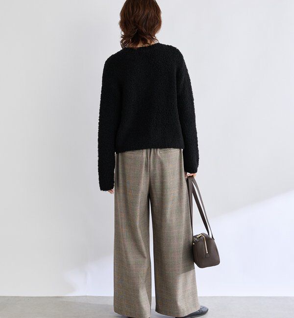  「【最高気温5度の寒い日に！/すっきり見え】ウォームタックワイドスラックス」|チノ|