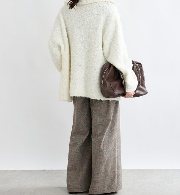  「【最高気温5度の寒い日に！/すっきり見え】ウォームタックワイドスラックス」|チノ|