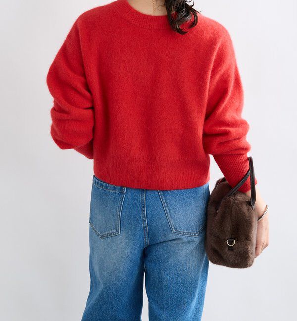  「【上質素材】ヘアリーヤーン2wayカーディガン」|カーディガン|