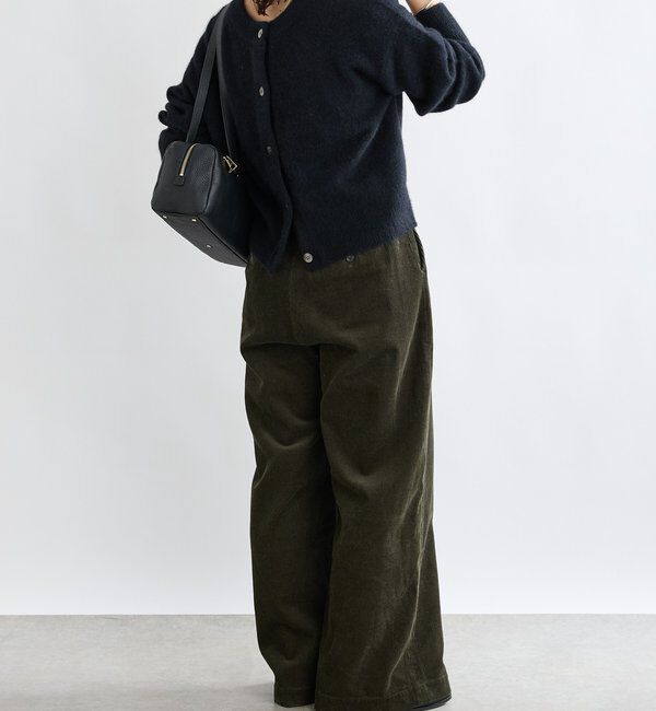  「【上質素材】ヘアリーヤーン2wayカーディガン」|カーディガン|