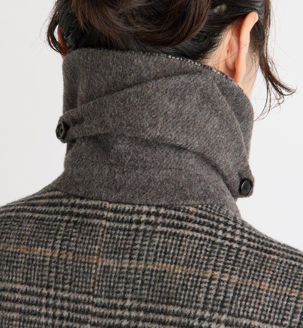  「【インフルエンサーSHIHO企画】チェックステンカラーコート」|その他|