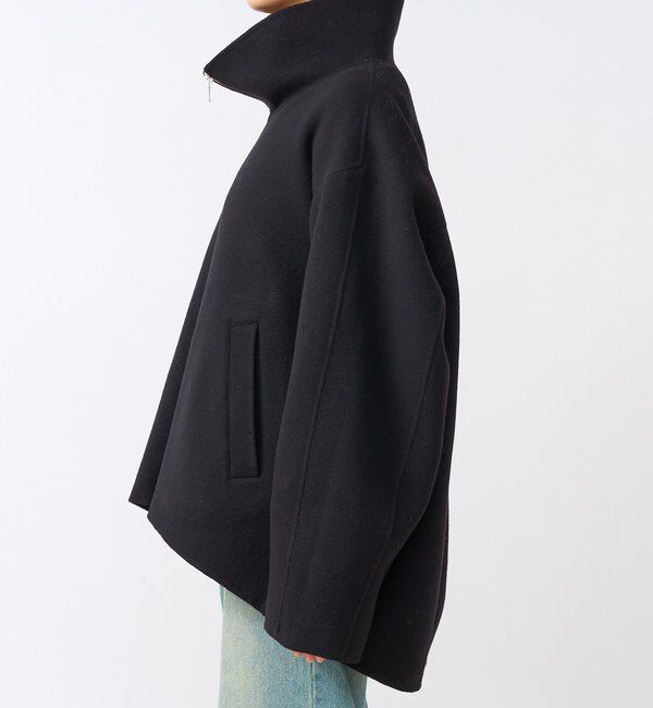  「【ハンサムな着こなしに】スタンドZIPリバーコート」|その他|