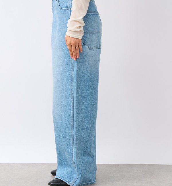  「【MONN.:.(モン)】ルーズペインターデニム」|デニム|