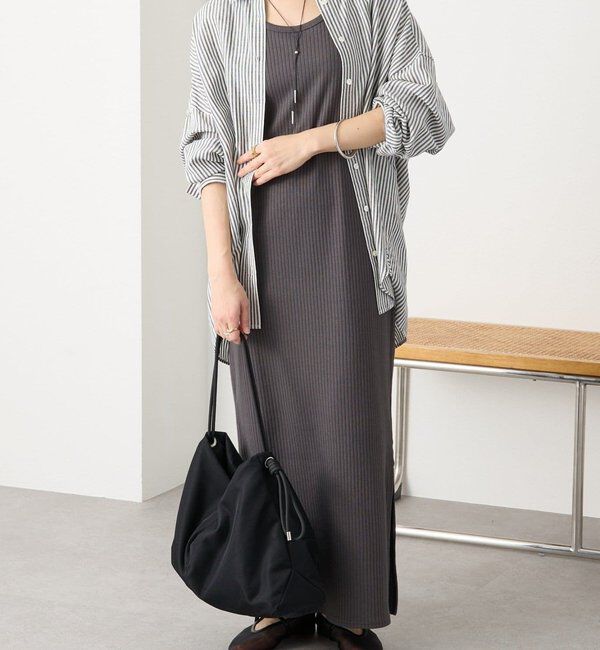  「【シリーズ累計販売数一万枚突破！】2WAYリブタンクワンピース」|ワンピース|