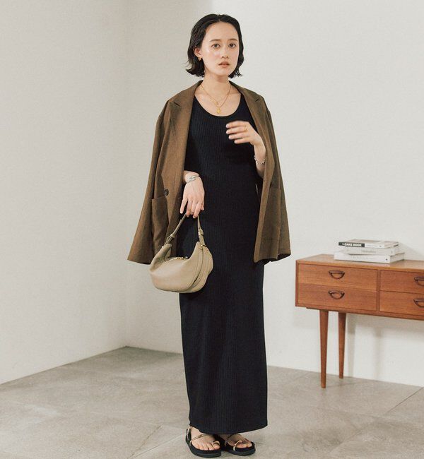  「【シリーズ累計販売数一万枚突破！】2WAYリブタンクワンピース」|ワンピース|