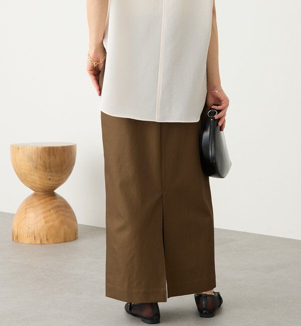  「予約【大人のチノスカート】ボックスタックチノスカート」|スカート|