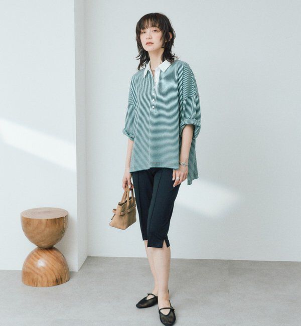  「予約【レトロな雰囲気に】マルチボーダーポロ」|Tシャツ・カットソー|