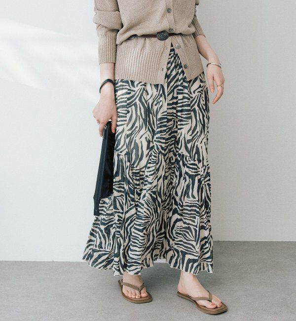  「予約【モードな印象に】スクエアトングコンビサンダル」|サンダル|