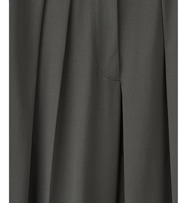  「【新色BR登場/セットアップ対応】ダブルタックパンツ」|スラックス|