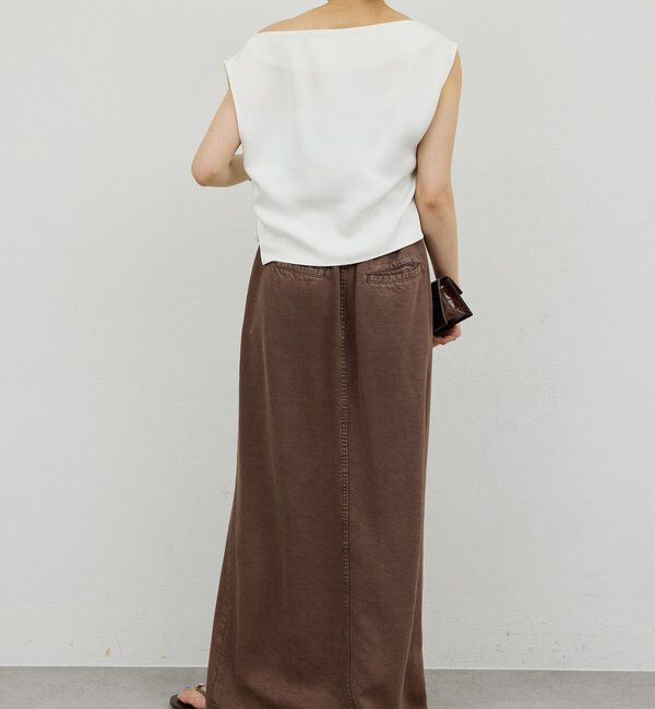  「【セットアップ対応】リヨセルスリットスカート」|スカート|