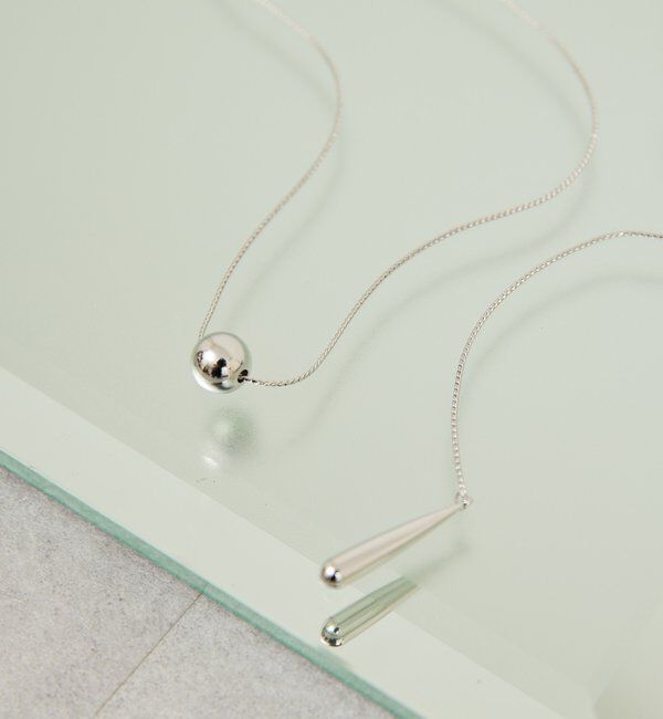  「ドロップY字ネックレス」|リング|シルバー