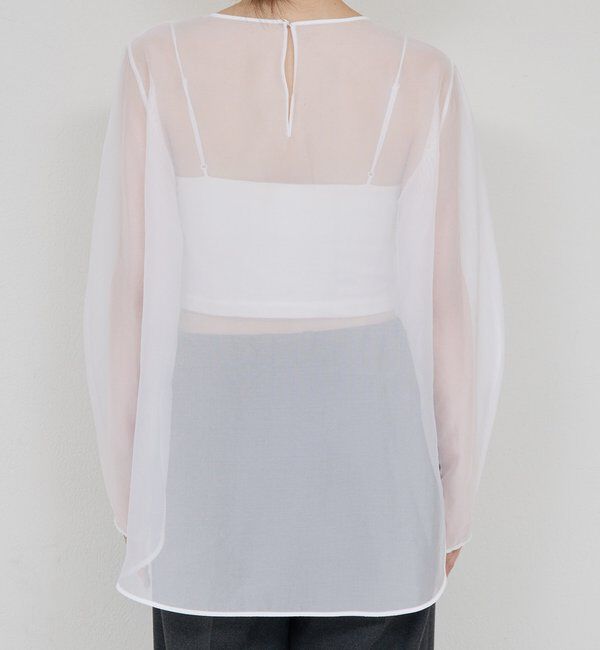  「シアーカーブスリーブブラウス」|シャツ・ブラウス|