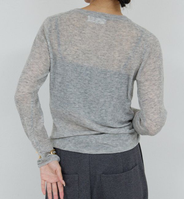  「【HERITANOVUM】 クルーリブニット」|ニット・セーター|