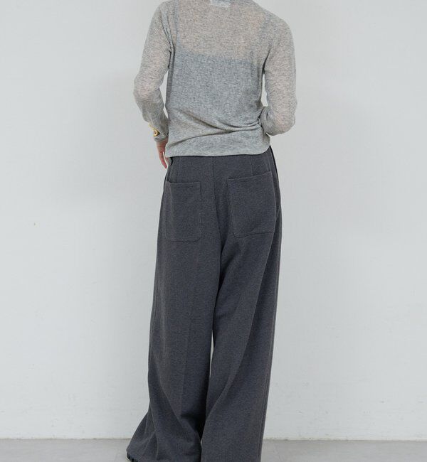  「【HERITANOVUM】 クルーリブニット」|ニット・セーター|