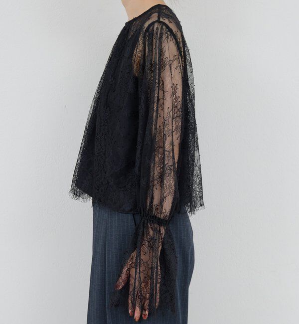  「【25th記念アイテム】レースフレアスリーブブラウス」|シャツ・ブラウス|