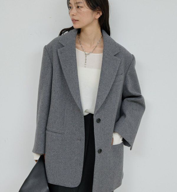  「圧縮メルトンジャコート」|テーラードジャケット|