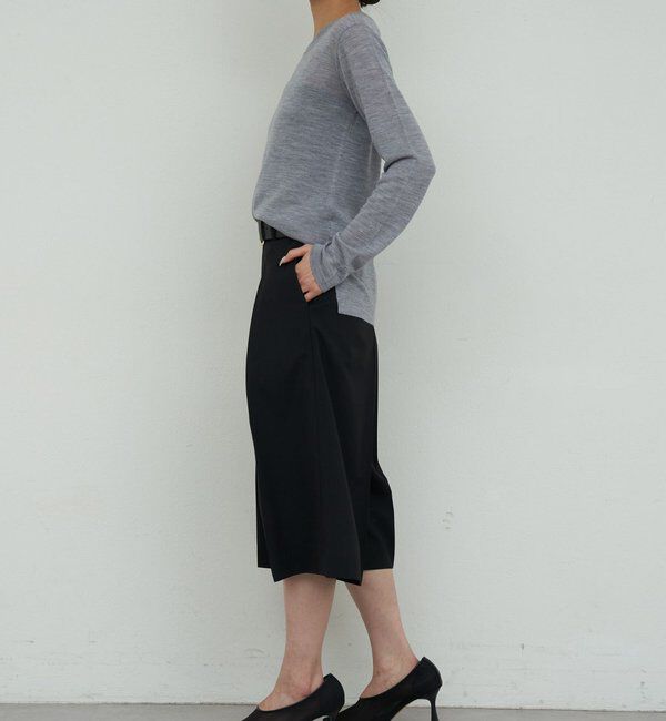  「【HERITANOVUM】ライトウールクルーニット」|ニット・セーター|