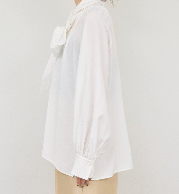  「【上品&times;華やか】【2way】ギャザーボウタイブラウス」|シャツ・ブラウス|