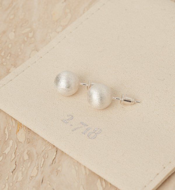  「【2.718】メタルボールスタッドピアス」|リング|