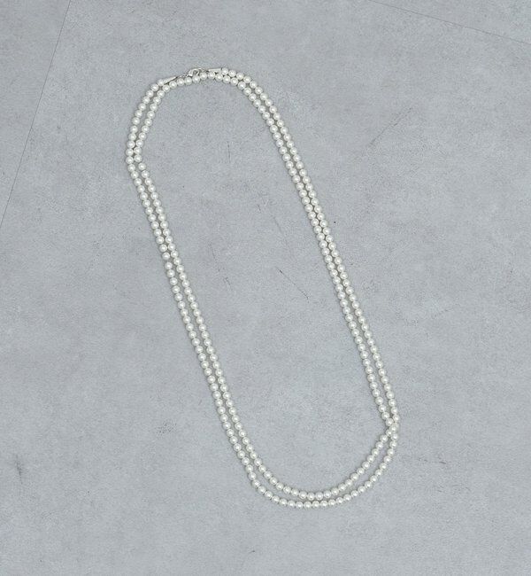  「レイヤードボールロングネックレス」|リング|