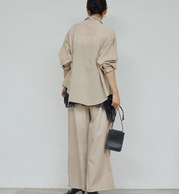  「【夏でも快適】シアーデニムパンツ」|デニム|