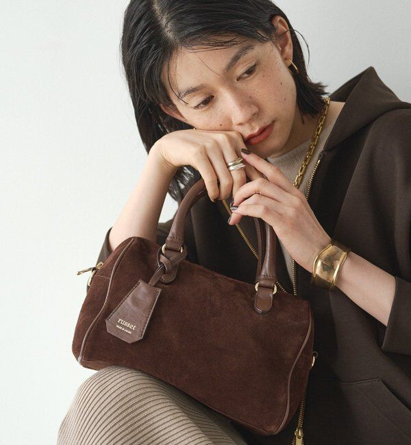  「スエード2WAYミニボストンバッグ」|ボストンバッグ|