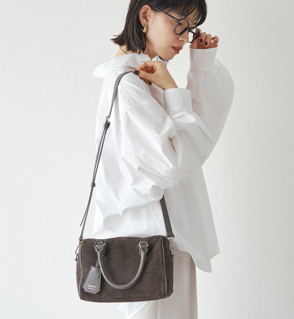  「スエード2WAYミニボストンバッグ」|ボストンバッグ|