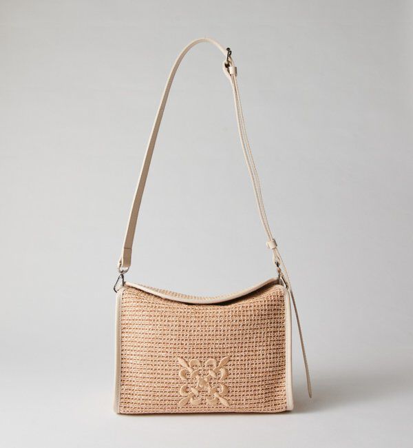  「ナイロンラフィアショルダーバッグ」|ショルダー・メッセンジャー|