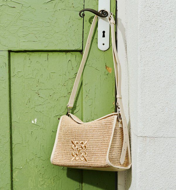  「ナイロンラフィアショルダーバッグ」|ショルダー・メッセンジャー|