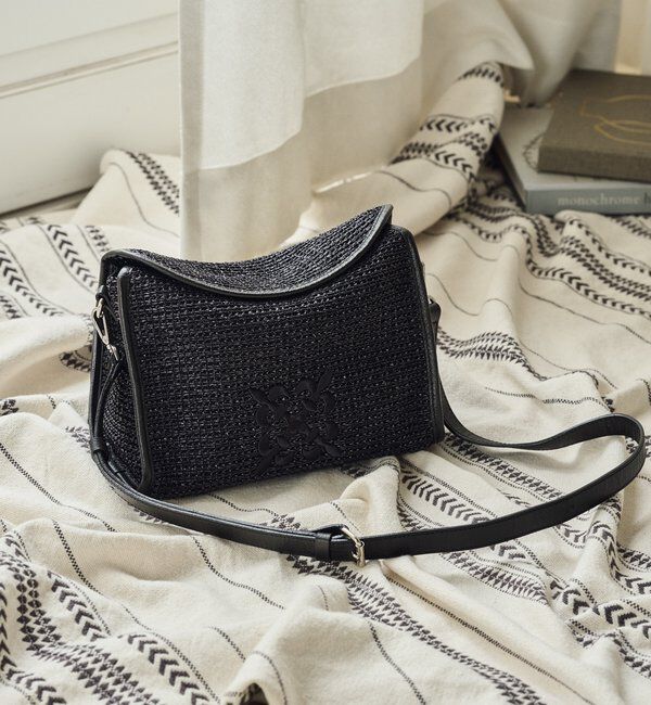  「ナイロンラフィアショルダーバッグ」|ショルダー・メッセンジャー|