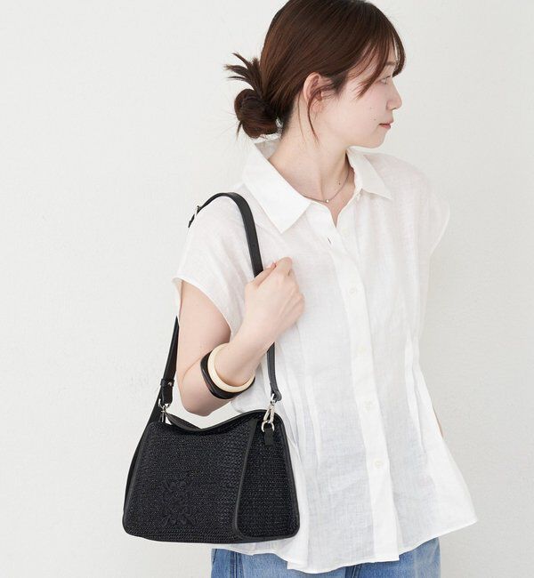  「ナイロンラフィアショルダーバッグ」|ショルダー・メッセンジャー|