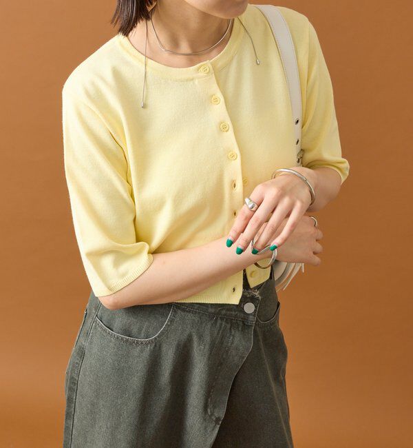  「チビボタンカーディガン」|カーディガン|