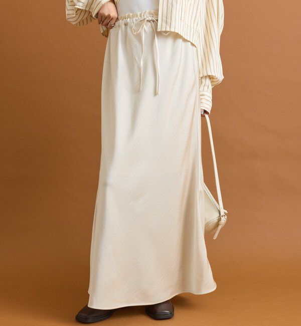  「サテンマーメイドスカート」|スカート|
