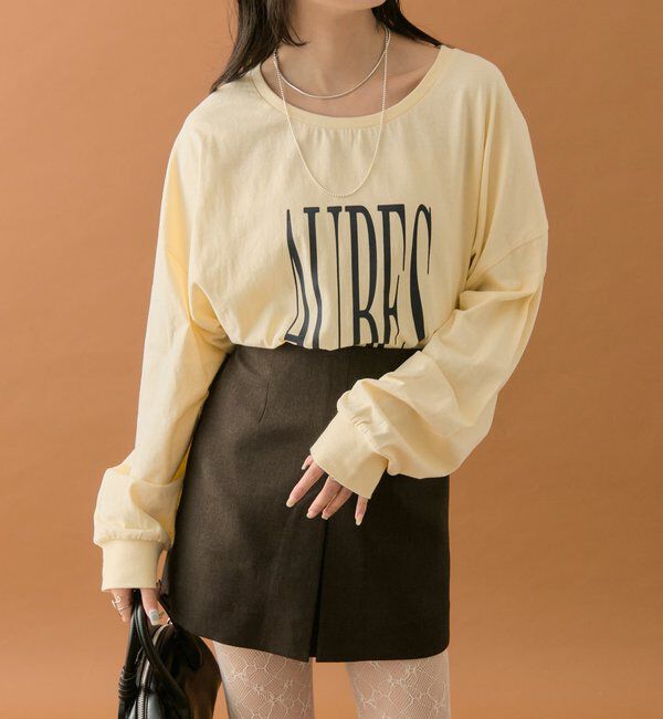  「BIGロゴロングTシャツ」|Tシャツ・カットソー|