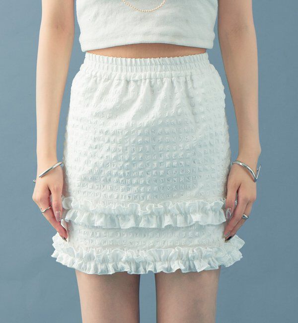  「ティアードミニスカート」|スカート|