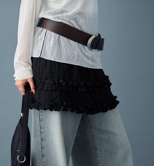  「ティアードミニスカート」|スカート|