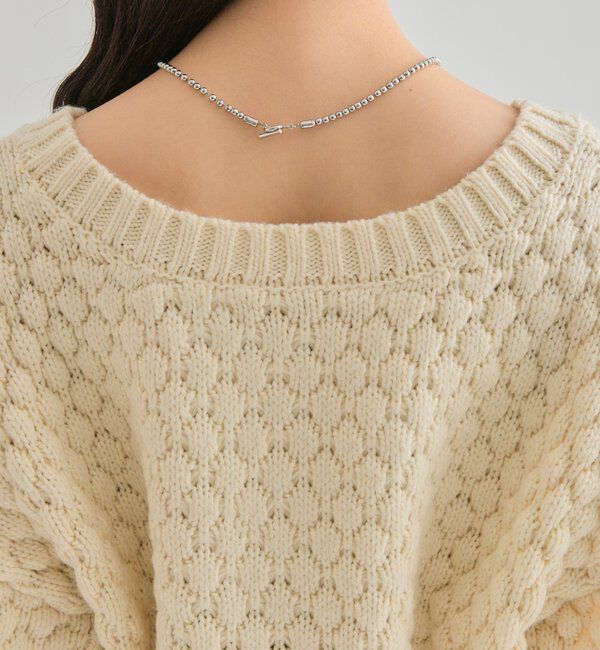  「ポコポコニットカーディガン」|カーディガン|