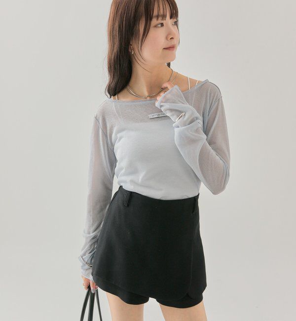  「ラメシアープルオーバー」|Tシャツ・カットソー|