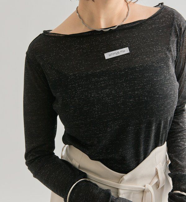  「ラメシアープルオーバー」|Tシャツ・カットソー|