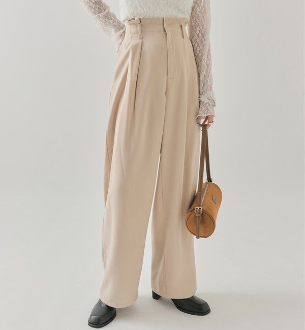  「タックイージーパンツ」|チノ|アイボリー