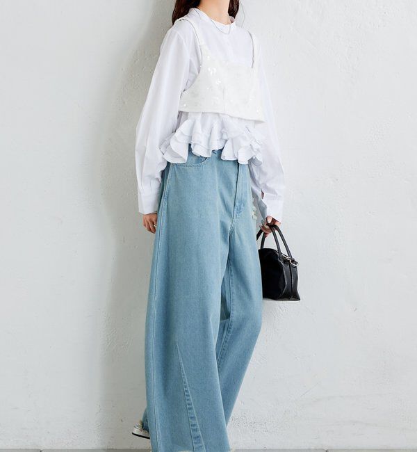  「ウェーブフリルブラウス」|シャツ・ブラウス|