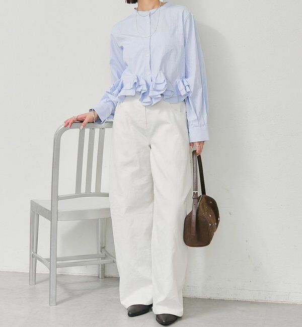  「ウェーブフリルブラウス」|シャツ・ブラウス|