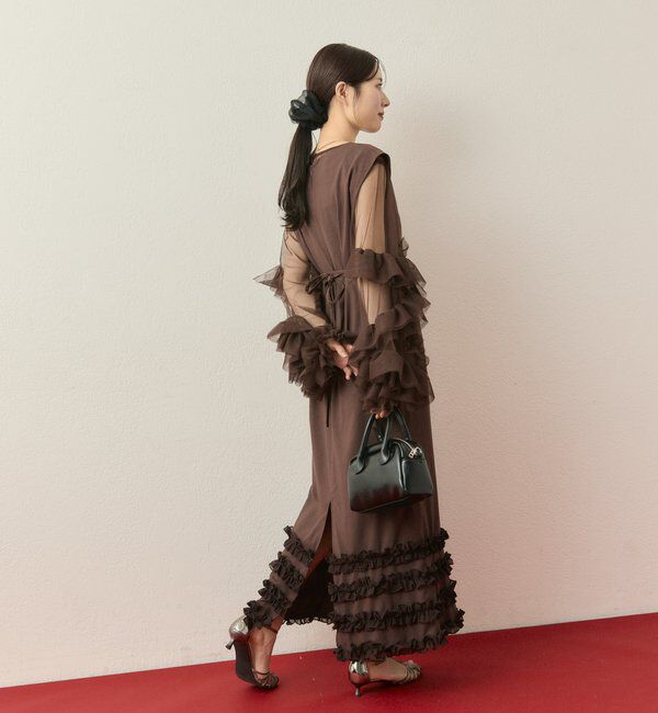  「【@____ri__125企画】ティアードフリルドレスSET」|ワンピース|