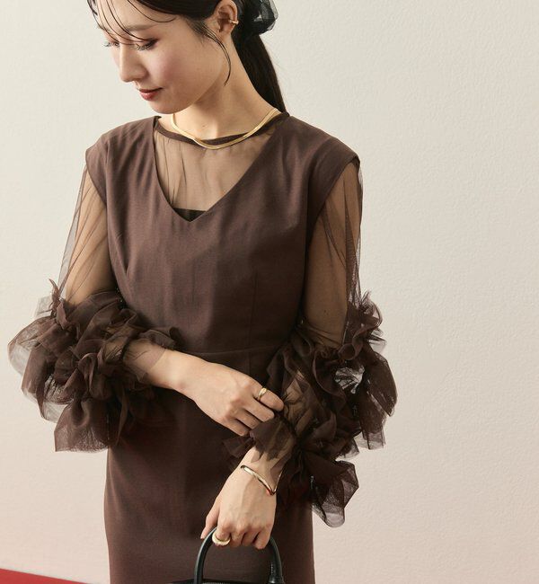  「【@____ri__125企画】ティアードフリルドレスSET」|ワンピース|