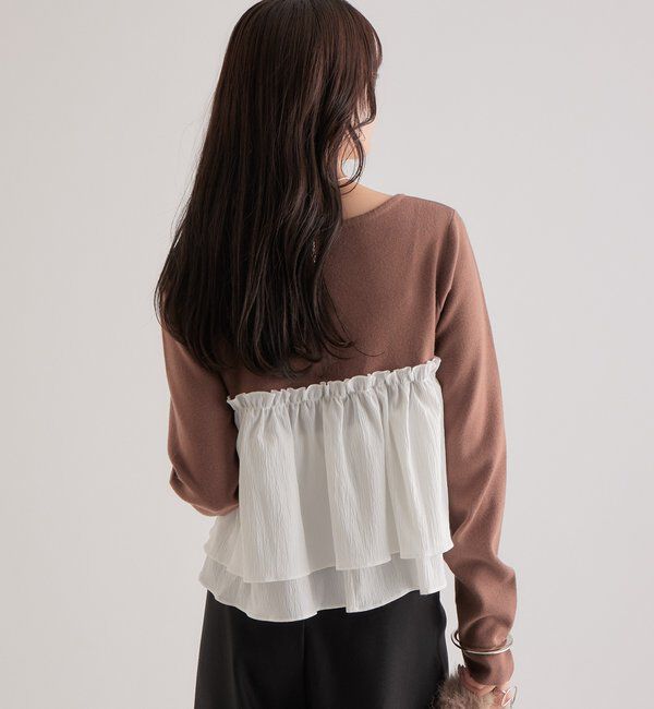  「ビスチェドッキングニット」|ニット・セーター|