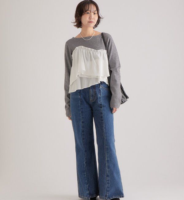  「ビスチェドッキングニット」|ニット・セーター|