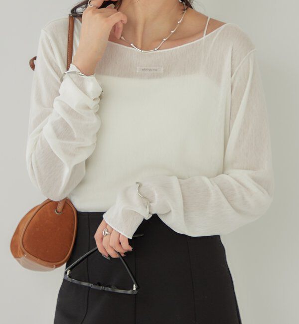  「2wayシアーロンT」|Tシャツ・カットソー|