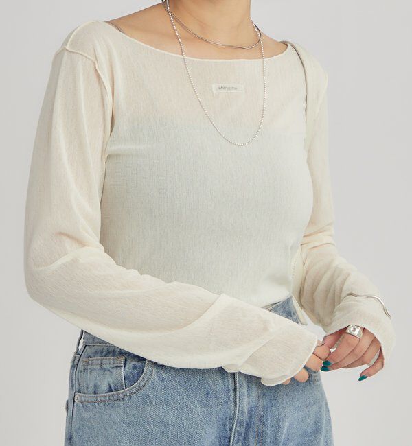  「2wayシアーロンT」|Tシャツ・カットソー|