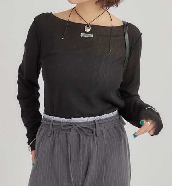  「2wayシアーロンT」|Tシャツ・カットソー|