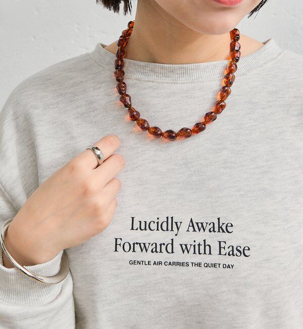  「クリアストーン ネックレス」|リング|